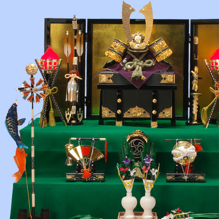 五月人形三段飾りの販売 – 寿鳳人形の東芸