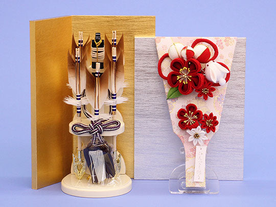 人形専門店の正月飾り羽子板、破魔弓2個セット – 寿鳳人形の東芸