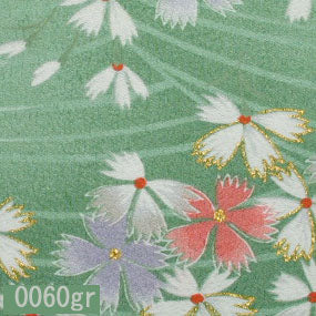 友禅プリント 0060gr 緑系