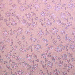 ポリエステル製紫ラメ糸使用金襴、厚さ:中厚24cm角見本