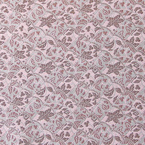 ポリエステル金襴グレー系 ラメ箔唐花柄24cm角見本