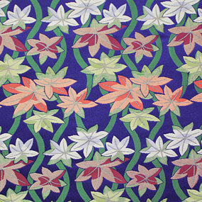 ポリエステル金襴 紅葉柄 香久山 厚さ:中厚24cm角見本