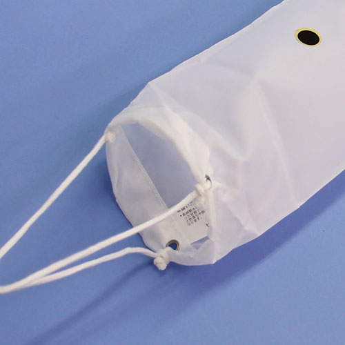 白地鯉のぼり 無地鯉 0.8m 口輪