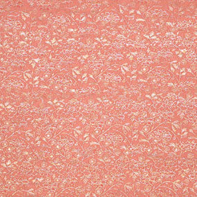ポリエステル金襴ピンク系 唐花柄24cm角見本
