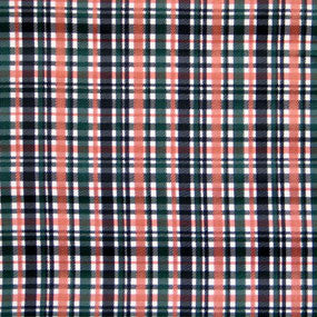 ポリエステルプリント 変わり弁慶格子柄 厚さ:中厚24cm角見本