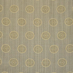 ポリエステル緞子 網代地に糸屋輪宝 貴船 厚さ:薄手24cm角見本