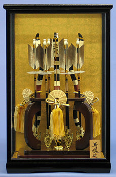 Décoration Hamayumi, hauteur 37 cm, kit à trois archets