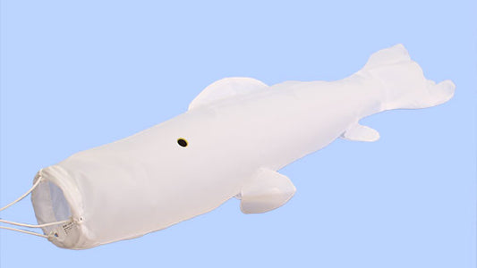 白地鯉のぼり 1.2m イメージ