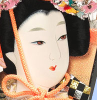 押絵羽子板1 丸面極上 お顔