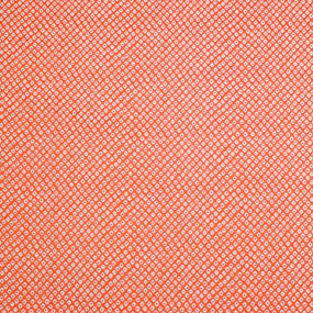 ポリエステル金襴オレンジ系 鹿の子柄 古代無金 厚さ:中厚24cm角見本