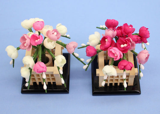 ひな道具 単品 しだれ梅 上から