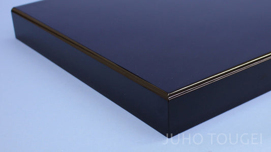 20号角型黒塗り台 ズーム