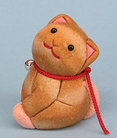 木目込み人形材料 No197 子ねこ 茶