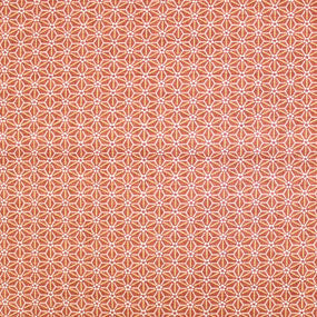 木綿赤系 麻の葉 厚さ:薄手24cm角見本