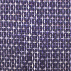 木綿紺系 絣 厚さ:薄手24cm角見本