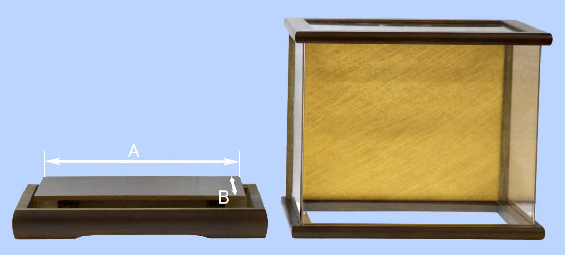 アクリルカブセケース 幅39cm 高さ29cm FJ4-2 30こげ茶塗金バック