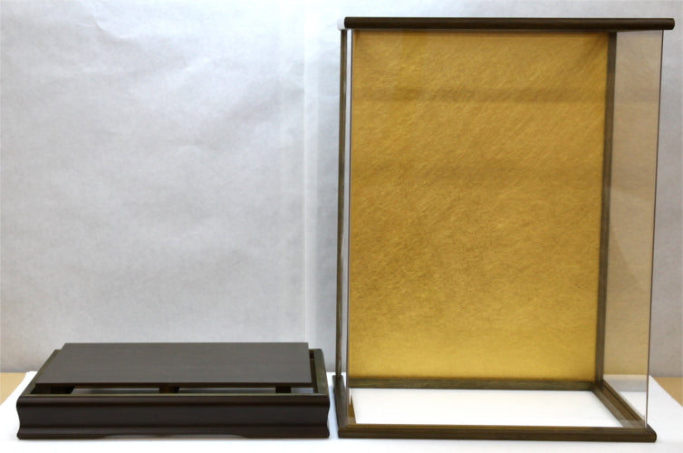 アクリルカブセケース 幅32cm 高さ34cm FJ3-1 35こげ茶塗金バック