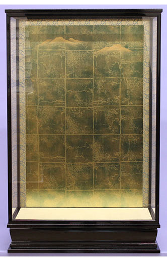 羽子板用ケース23号古代箔ガラス