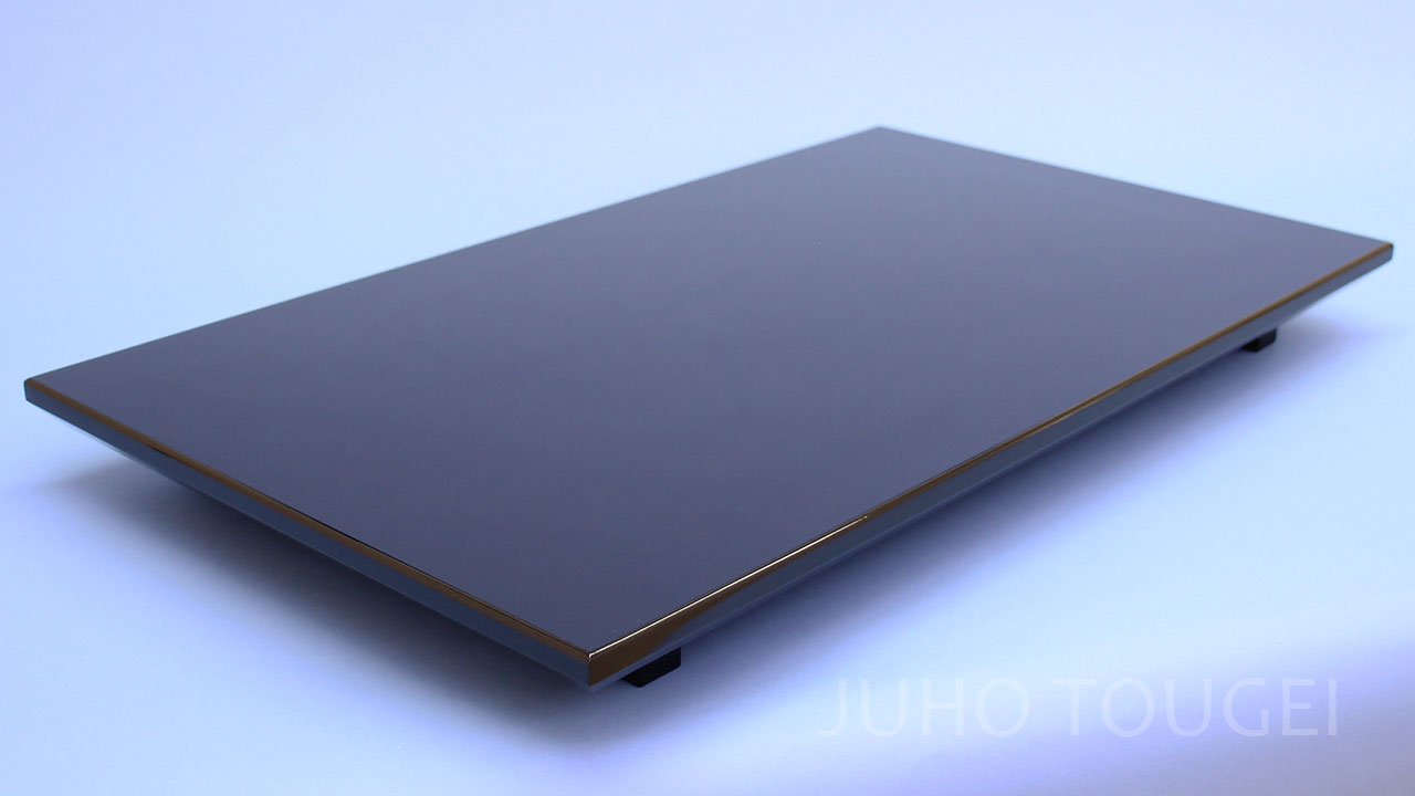 黒塗り台 佳純 幅60㎝ 斜めから