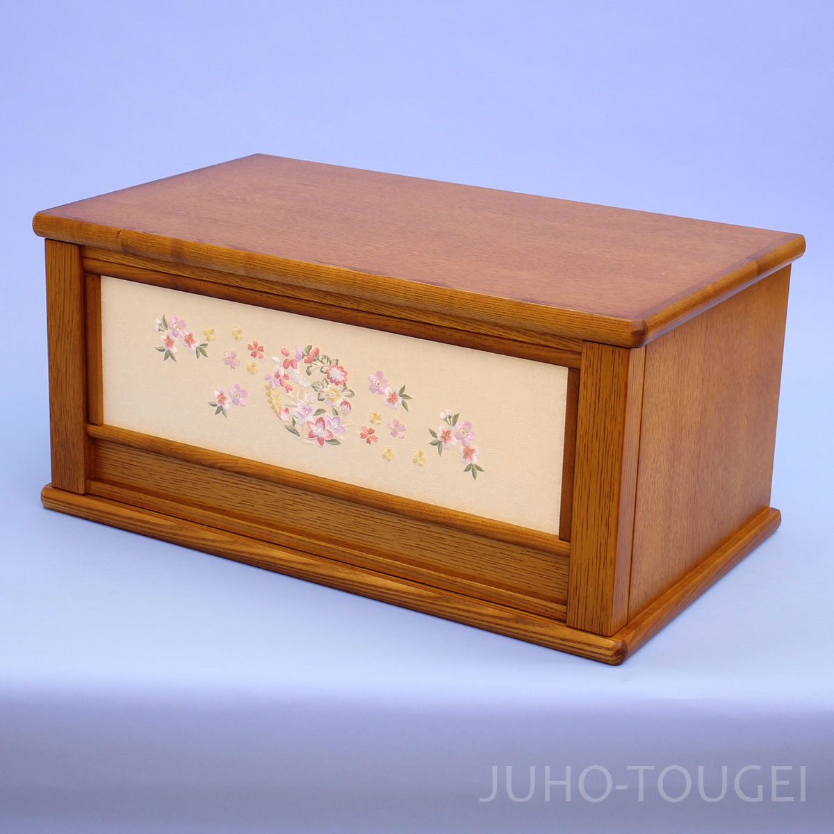 雛人形収納飾り 幅60cm芥子親王オーク引き出し式