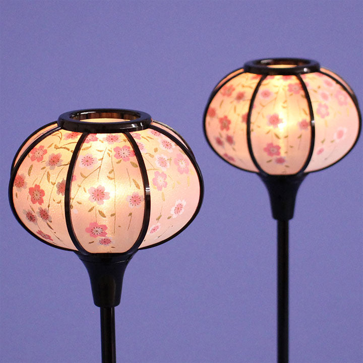 Lanterne poupée Hina (résine) 28 cm Kyomiyuki LED sans fil