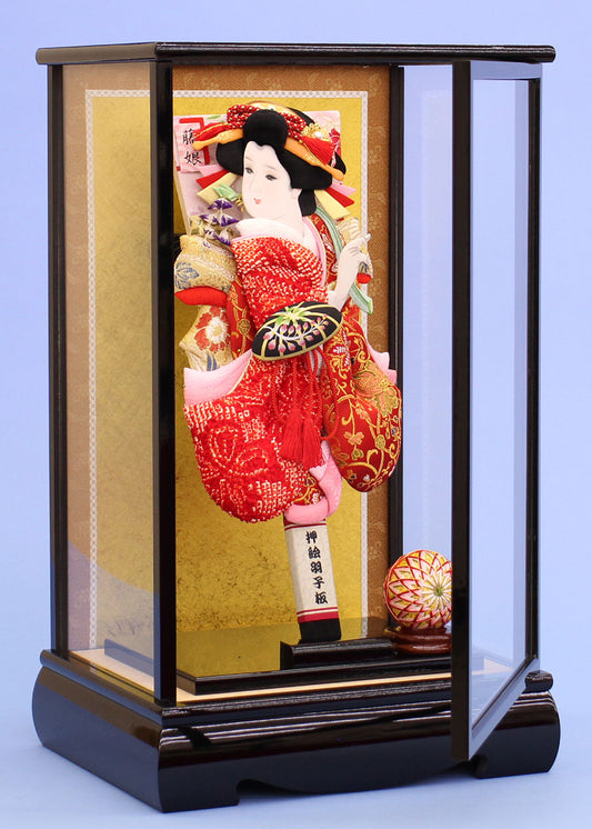 13号かの子華舞 桃山ケース飾り 扉開く