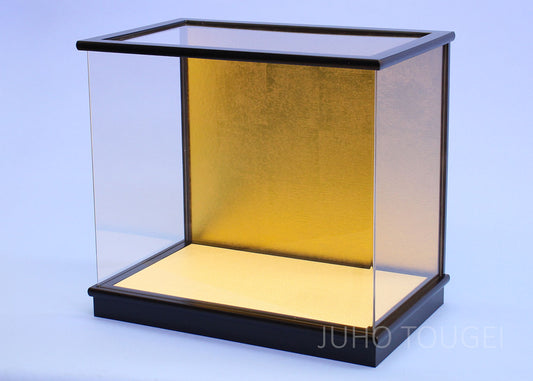 木目込み二人 30㎝アクリルケース 横から