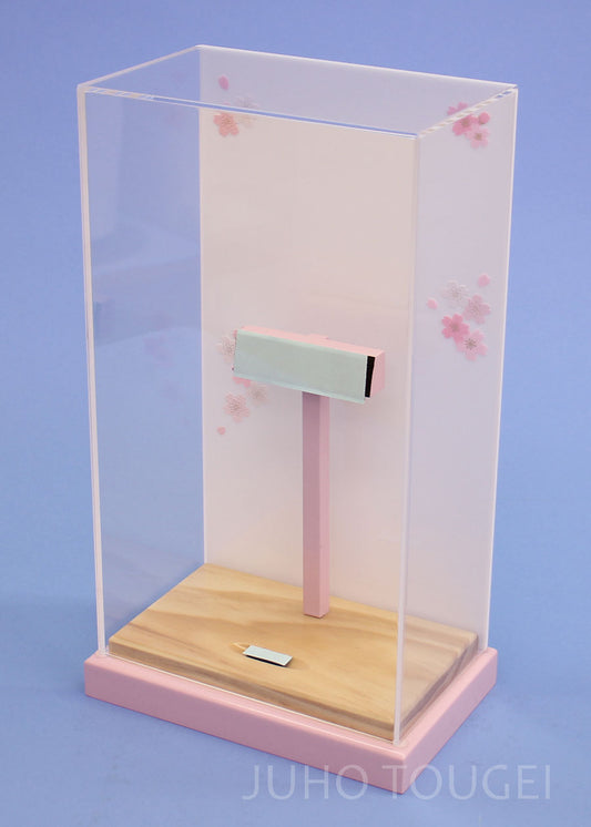 9号羽子板用アクリルケース 横から