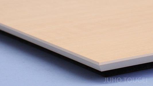 クレールメープル皿型台 ズーム角