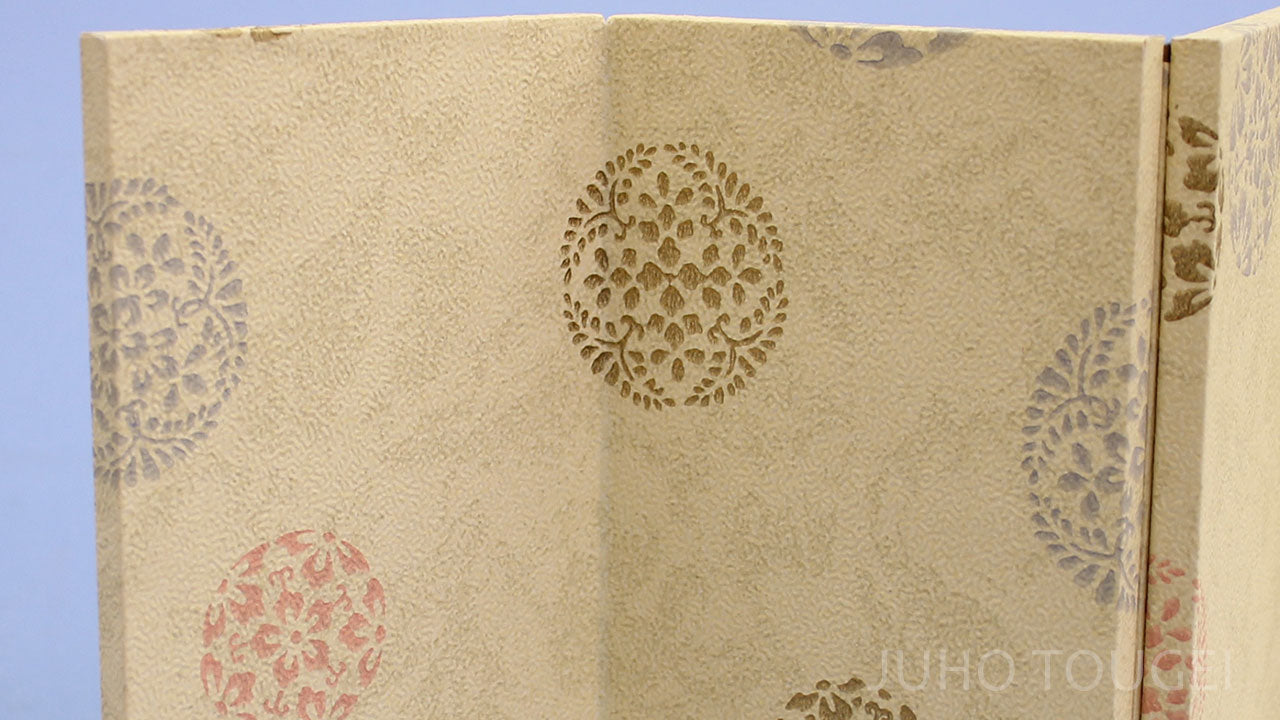 屏風・衝立 高さ16㎝ 四曲 有職柄