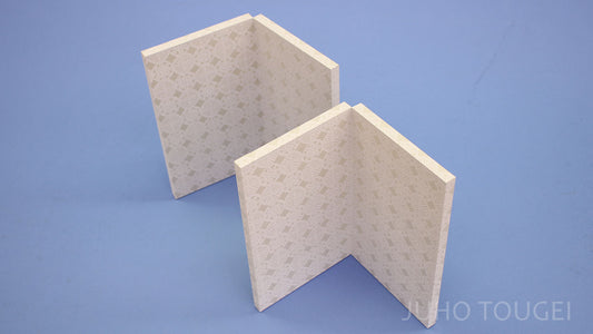 越中和紙包み込み屏風 手まり 上から