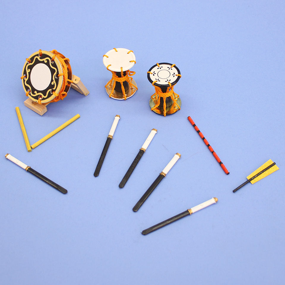 雛人形の持ち物、小道具 五人囃子小道具 ③三五セット