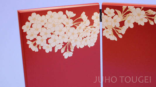 9号高岡塗エンジ美山桜 ズーム