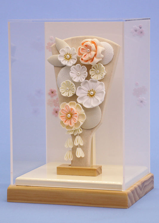 7号花づくしシルキーピンク ナチュラルケース 横から