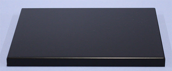 ディスプレイ用 艶消し黒塗台 板台3x4(12x9cm) 木目込み人形、ガラス工芸や陶器にもおすすめ