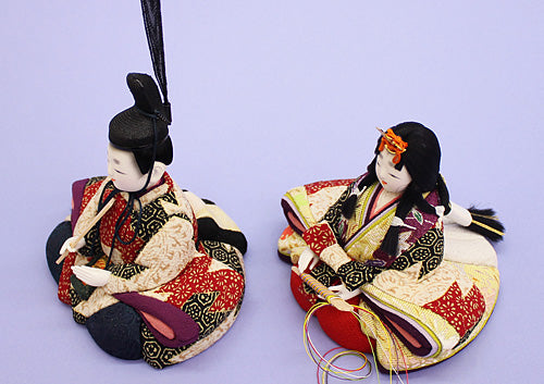 木目込み雛人形単品 春光親王 上から