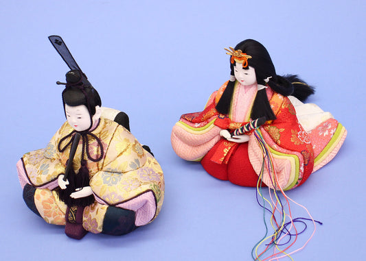 木目込み雛人形単品 桜の宮親王 上から