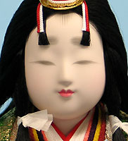 木目込み雛人形単品寿々喜(大)親王 姫顔