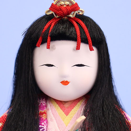 木目込み雛人形単品 豆びな 姫顔