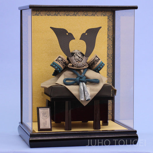 アクリルカブセケース 幅33cm 高さ40cm R11-40 黒艶あり 縁付きバック アクリル