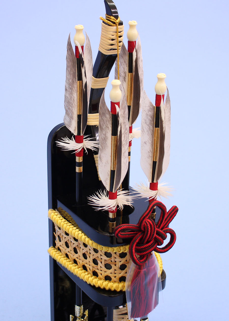 破魔弓出し飾り 凛 ズーム