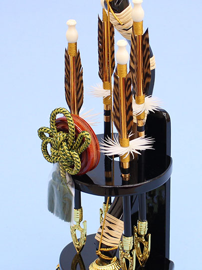 破魔弓出し飾り 宙 上から