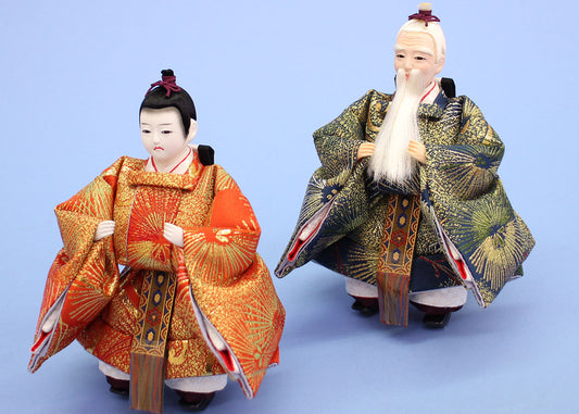 雛人形単品 芥子随身 横から