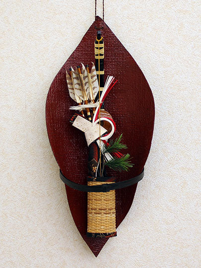 壁掛け破魔弓飾り 那須 正面