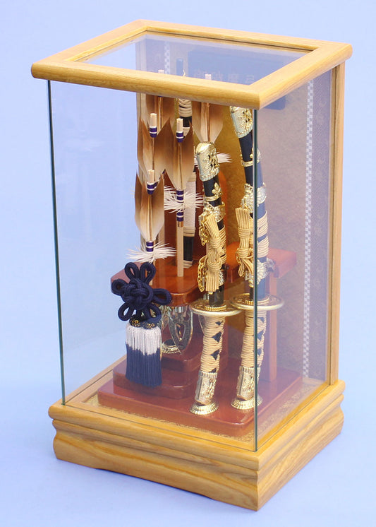 ケース入り破魔弓飾り 輝き 横から