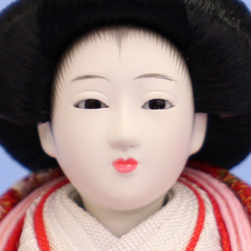 雛人形単品三人官女2 柳三寸サイズ #29 顔ムスビ
