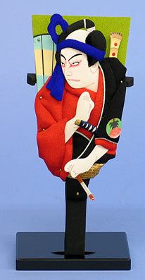 歌舞伎羽子板 8号助六 スタンド付き