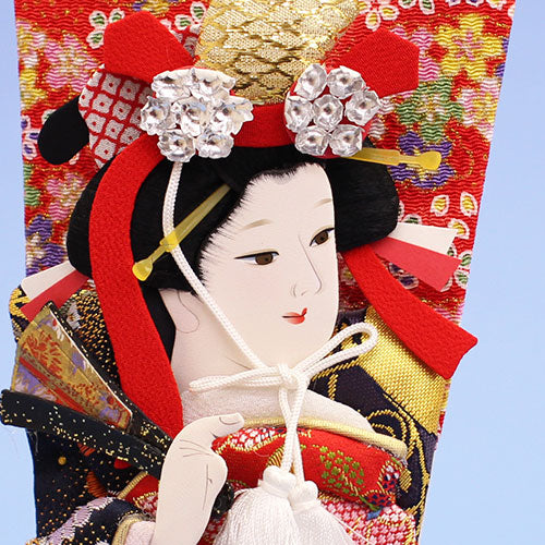 押絵羽子板 見立て浅妻 お顔