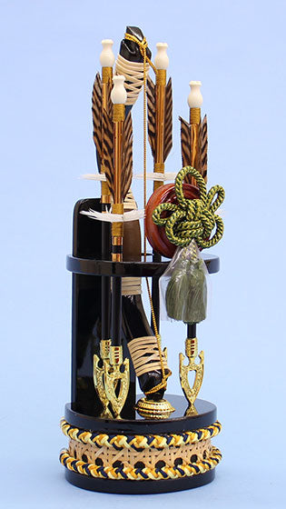 破魔弓ケース飾り 宙 右から