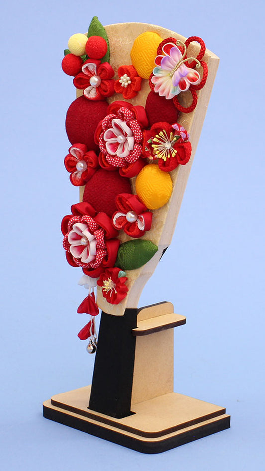 9号花づくし出し飾りMDF 横から